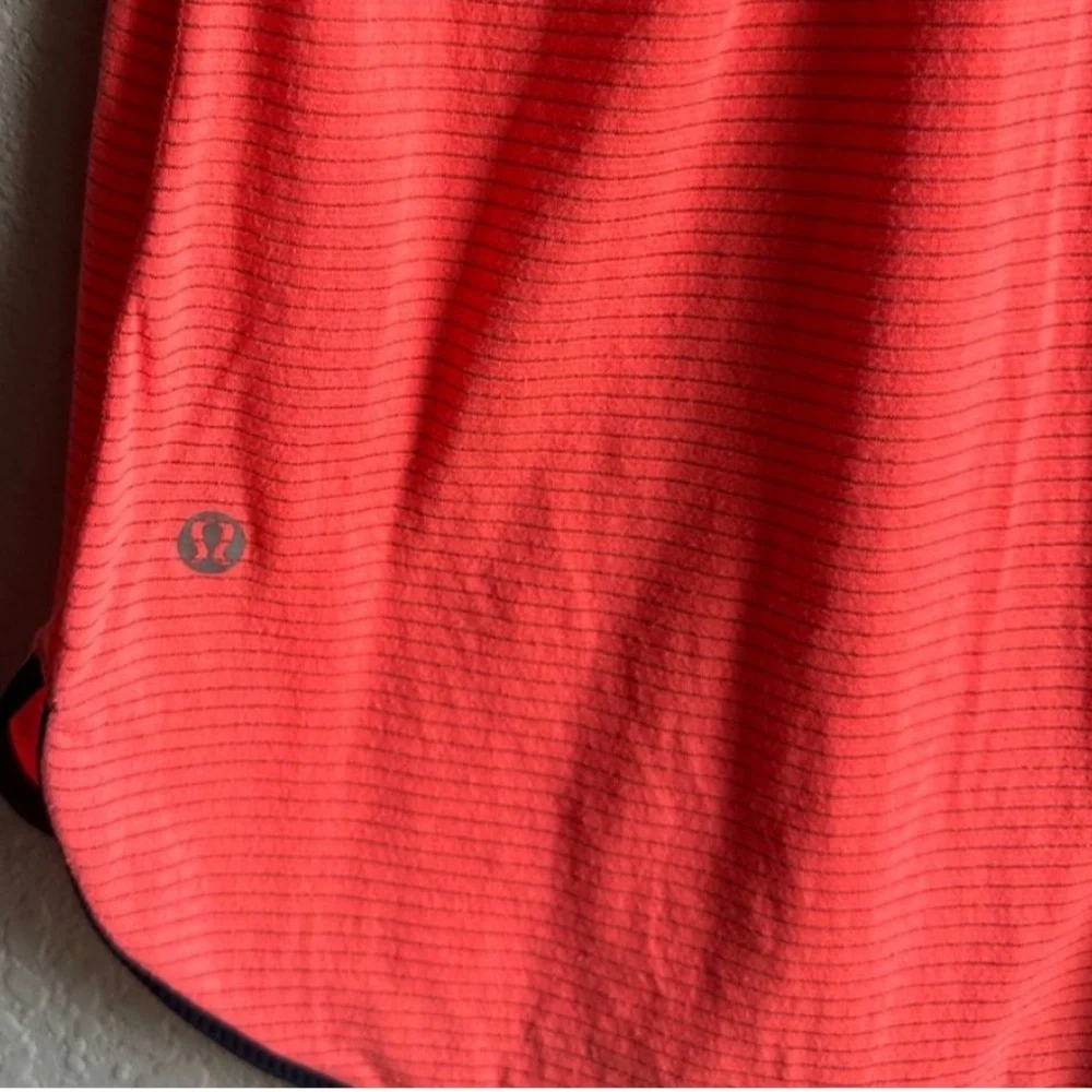 Lululemon 105 F Singlet Neon Orange Racerback Tank Top size 4